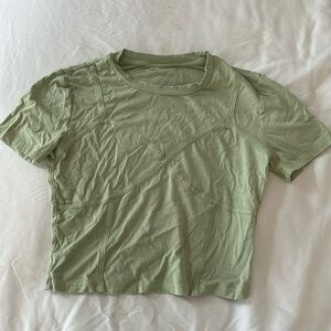 Green Faux Corset T-shirt